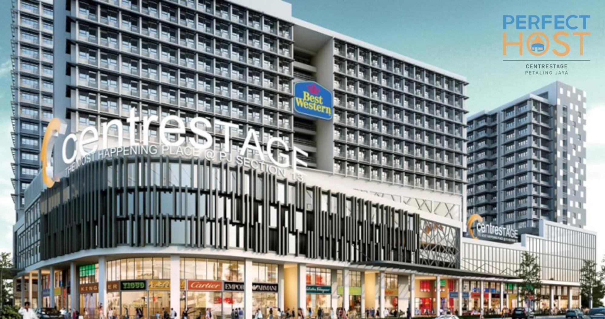 Centrestage Petaling Jaya By Perfect Host Hotell Exteriör bild The mall's facade